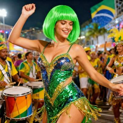 Short Bobo Style Cosplay Retro Lady Wig - Straight Synthetic Fiber, Natural Looking Women's Halloween Party Christmas Bangs Hairstyle Wig