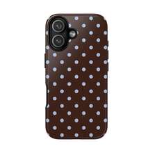 Brown & Blue Polka Dot Phone Case, Compatible With IPhone 17/16/15/14/13/12/11 Pro Max - Multicolor - View 5
