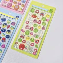 1张Takuma Gezi 3D亚克力贴纸，学生装饰贴纸，透明水晶贴纸，相机图案，情人节礼物，新年礼物，随机款式 - 彩色 - 查看 5