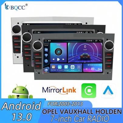  [BQCC]Carplay 4G 2Din Android Car Radio GPS For Opel Astra H J Vectra Vauxhall Antara Zafira Corsa C D Vivaro Meriva Veda DSP