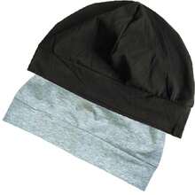2pcs Unisex Lightweight Breathable Sleep Cap, Suitable For Chemotherapy Hair Loss - A - View 6
