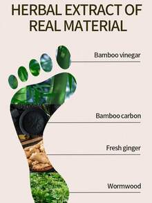 100 Stück natürliche Beifuß Fußpads, Tiefe Reinigung Fußpflege