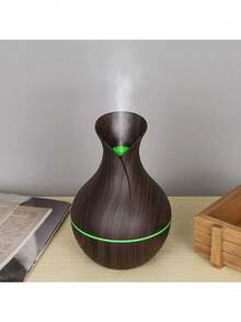 USB木纹创意加湿器，精油香薰加湿器，适合秋冬季节，营造温暖氛围，圣诞节和新年礼物 - 彩色 - 查看 8