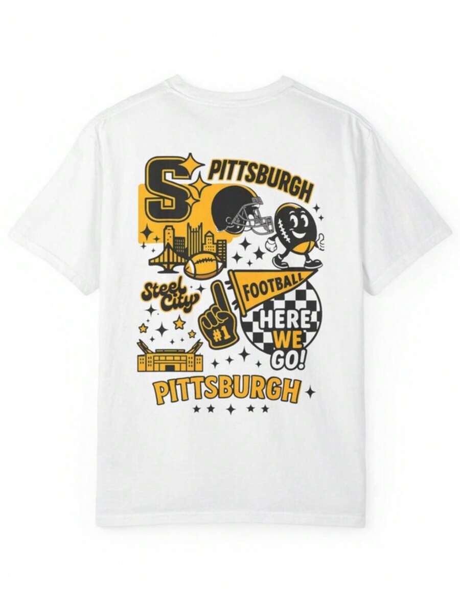 Camisetas negras de manga corta con estampado gráfico para mujer, cultura pop, música, deportes, bandas, artículos de merchandising - Blanco - Ver 1