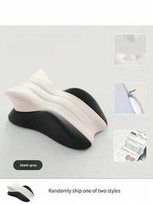 Memory Foam Lying Down Pillow, Ergonomic Curve Design Lying Pillow For Sleeping, Reading, Using Phones, Evenly Distributes Pressure For Comfort Support