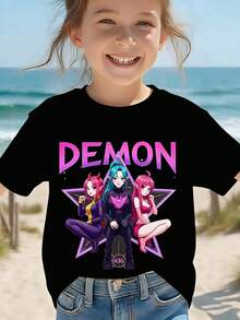 Christmas Clothes Tween Girls Clothes,T-Shirts For Children With H-Untr Pattern Print Black Short Sleeve Cotton T-Shirts Casual Round Neck T-Shirt Conventional Version Comfortable T-Shirt Fabric Clothing For Children As Fashion Items For Children As Teenagers Fashion Items For Children As Of Sh And 8 Years Os Special Clothing For Children As Of 12 And 14 Years Os Clothing For Children As Cheap Fashion T-Shirts Kpop Clothes For Girls Independence, Day Of The Dead, Christmas, Christmas,Blusas De Niña,Top De Niña,Tween Girls,H-Untrix Kids 67 Meme Tshirt Six Seven Tee Sports T-Shirts, Kids Boys Clothing Graphic Tees Gift For Kids Family Matching Outfit - 黑色4 - 查看 21