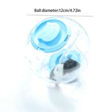 Large Durable Transparent Hamster Exercise Ball, Creative Hamster & Ferret Running Wheel Toy