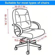 Office Chair Cover Computer Ergonomic Chair Slipcover Mid Back Chair Covers Chair not Included (Style 1) - Estilo 4 - Ver 4