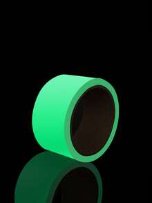 1/3 Roll - Safety Tape With Night Light Function, Size 1cm*300cm - Self-Adhesive, Suitable For Stairs, Walls And Outdoor. Night Light Effect [Random Style; Color May Vary; Packaging Is Also Random] - Multicolor - View 3