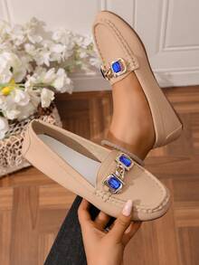 2025 Damen Mokassin Flache Schuhe, Slip-On Loafer, Lässig Schuhe, Mayioan Quaste, vielseitige weiche Sohle Penny Schuhe, elegant & modisch, geräumig & leicht, ermüdungsresistente Loafer - Kamelfarben - Übersicht 9