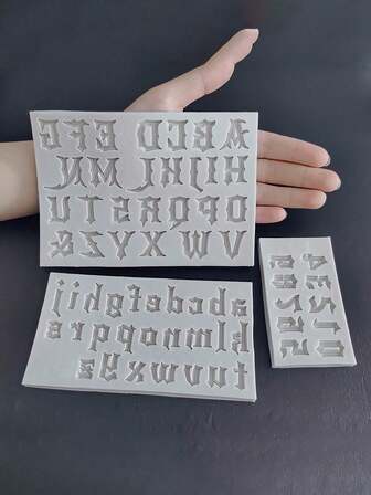 Sugar Craft Capital/Letter/Number Silicone Fondant Mold Cake Decorating Tools Chocolate Mold