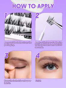 白色透明持久睫毛胶，适合个人DIY睫毛嫁接，防水条状及簇状睫毛胶水，温和高粘度睫毛胶，适合初学者（白色，5毫升）睫毛胶 - 彩色 - 查看 2