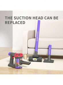 1 Set Kids Simulation Vacuum Cleaner Toy Set, Children's Pretend Role Play Cleaning Toys, Kids Interactive Household Toy For Educational Fun, Realistic Suction, Simulates Realistic Sounds, Ideal Gift For Boys Girls Aged 3+ - Multicolor - View 5