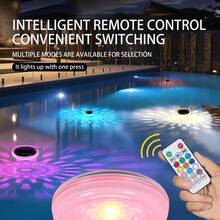 Outdoor LED Solar Pool Lights IP65 Waterproof 3 Timer 9 Lighting Floating Lamp For Garden Pool Party Decoration