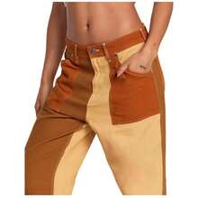 RVCA Pants EVJWT03001-MUL For Women In Color Brown - Brown - View 3