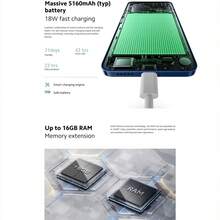 Xiaomi Redmi 14C Features A 6.88-Inch Eye-Protection Large Display, 120Hz High-Definition Screen, 50MP AI Dual Camera, 13MP High-Definition Main Camera, 5160mAh Large-Capacity Battery, Side-Mounted Fingerprint Unlock, Does Not Support NFC, And Supports OTA Updates. - Black - View 6