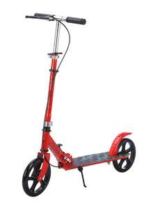 New 2-Wheel Foldable Kick Scooter, Equipped With Hand Brake, Large Wheels Design For Stable Riding, Foldable Design For Easy Storage And Portability, Frame Suitable For Daily Commuting, Ideal For Urban Travel, Workplace And Campus, Portable Commuting Tool For Adults And Teenagers, Reliable Braking System.