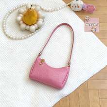 1pc Zipper Closure Fashion Kids Solid Color Handheld Mini Coin Purse - A - View 13