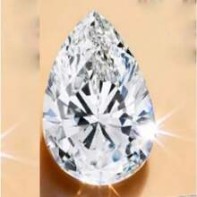 wholesale 1pc 1-1.5ct With IGI Certificate Lab Grown Diamond D Color VVS1 Pear shaped cut white high-quality artificial gemstone used for durable and shiny rings necklace accessories sparkling artificial gemstones durable gemstones Lovers Gift - 1,5 ct - Ver 3