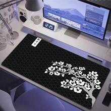 1 Tấm lót chuột chơi game cỡ cực lớn XXL, họa tiết hoa anh đào đen trắng, thảm trải bàn đen trắng, tấm lót bàn phím và chuột chủ đề anime - Lựa chọn lý tưởng, món quà sinh nhật hoặc Giáng sinh hoàn hảo, tấm lót chuột tốt nhất để trang trí bàn làm việc. - Nhiều màu - Xem 8