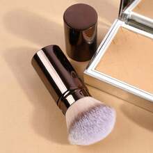 1pc/3pcs Premium Retractable Round Brush, Angled Brush, Flat Brush, Blush Brush, Powder Brush, Loose Powder Brush, Contour Brush, Face Sculpting Brush, Makeup Tools, Professional Makeup Brushes,Giveaways - Multicolor - View 10