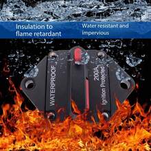 20-200A Circuit Breaker, 12V-48V DC Fuse Inverter With Manual Reset Button, Suitable For Automotive, Truck, RV, Boat, Panel Mount - Fuse Switch - View 7