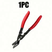 1pc Car Headlight Repair Installation Tool Trim Clip Removal Pliers Van Door Panel Fascia Dash Upholstery Remover Tool Dropshipping, Tool Repair Kit For Automotive Door Panel, Upholstery, Dashboard, Plastic Fastener - Red - View 6