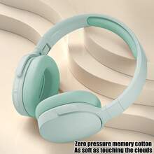 Over-Ear Wireless Bluetooth Headphones With Ace Noise Reduction, HiFi Stereo Sound & 20-Hour Playtime, Foldable Travel Headphones With Zero Pressure Memory Cotton Ear Cups, Bluetooth 5.1 For Multi-Device Connectivity, Includes AUX Cable - 綠色 - 查看 10