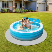 YUNRUX 77.2 X 77.2 Inch Hot Tub Mat Pad, Extra Large Inflatable Hot Tub Pad For Outdoor And Indoor Use, Waterproof Non-Slip Backing, Absorbent Spa Pool Floor Protector Mat - A - View 9