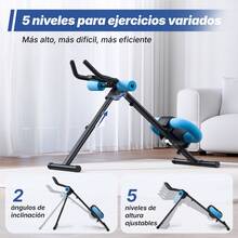 MERACH Abdominal Trainer, Home Abdominal Muscle Trainer, Multifunctional Training Device For Full Body Workout - Black - View 3
