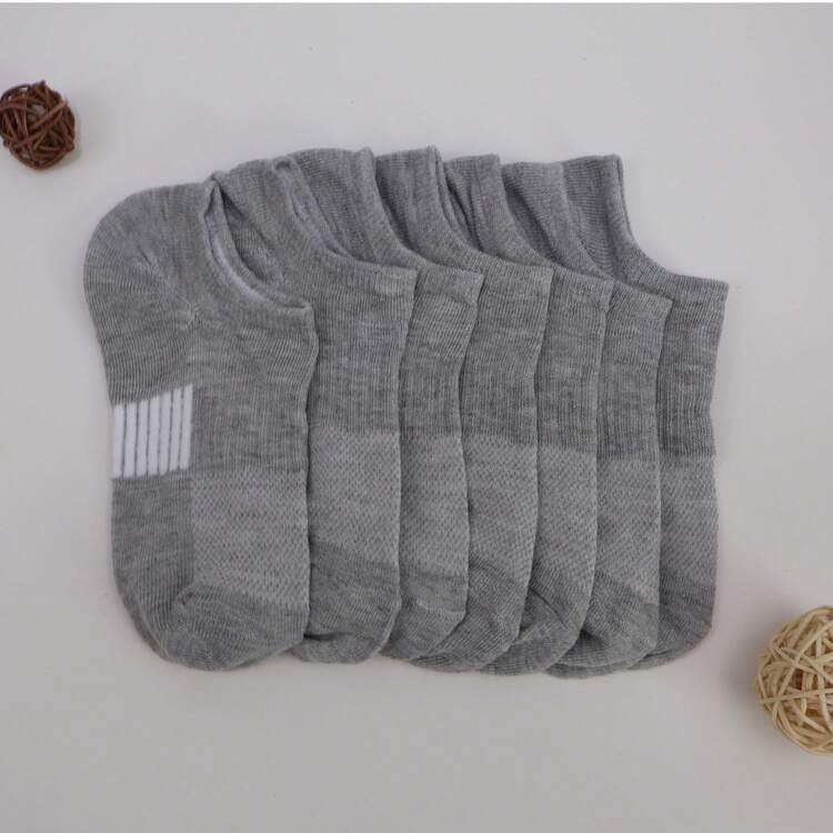 6 Pairs Of Women's Multi-Color Sports Socks, White Socks Suitable For Sports, Cycling, Fitness And Leisure, Cycling Socks | Subtle Fashion | Elastic Fiber Comfortable, Cute Ankle Socks - Multicolor - View 7