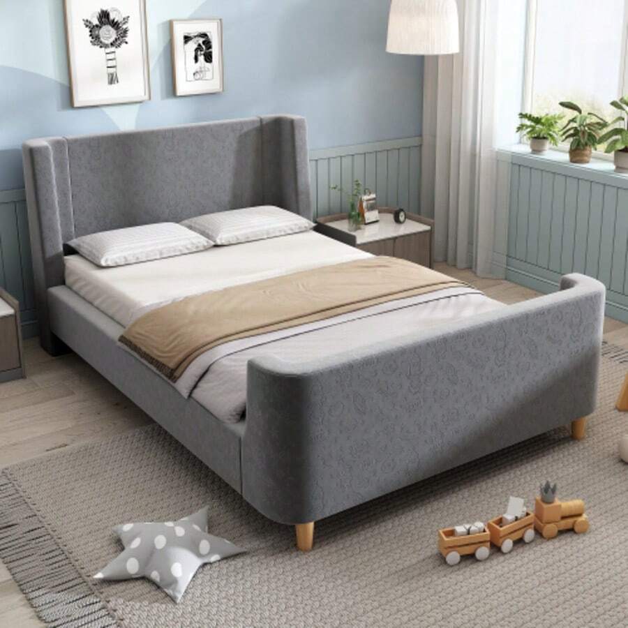 Bed Frames - Grey - View 1