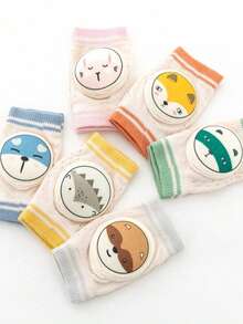 20pcs New Hollow Mesh Knitted Leg Warmers, Cartoon Pattern For Toddlers & Infants, Spring/Summer - Multicolor - View 1