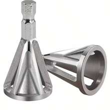 45 Degree Deburring Tool, Electric Carbide Chamfer Cutter, Metal Plastic Round Edge Scraper, Efficient Chip Removal Electric Deburring Tool, Multi-Functional Industrial Grade DIY Trimming Tool - Multicolor - View 4