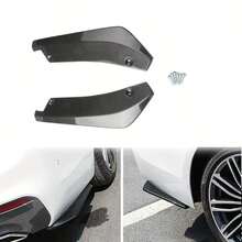 2pcs Universal Car Bumper Lip Diffuser, Detachable Spoiler Protector, Wing Spoiler, Rear Angle Rear Spoiler Modification. Proper Installation Can Reduce Reverse Airflow And Act As A Spoiler Under Specific Conditions.