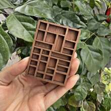 Mini Wooden Jewelry Stand, Wooden Display Rack, Suitable For Displaying Stones, Collectibles And Wall Decor - Multicolor - View 9