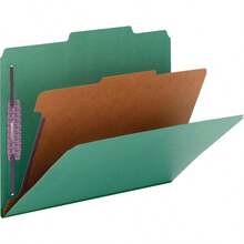 SUIOO Smead Classification Folders Letter 4-Section Blue 10 De plástico Azul - Carpeta (De plástico Azul Letter 298 mm 241 mm) - Verde - Ver 1