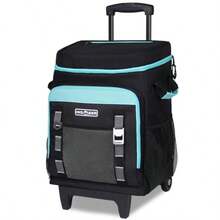 XGQINSMEER ielera con Ruedas 80 latas/50L Pble B Térmica Suave ielera Portatil de Grande Capacidad con Correa para Camping - 50LNegro - Ver 1