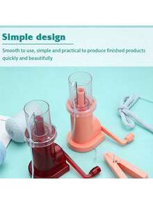 1台迷你手织机，手动编织工具，手工编织机DIY家用手动线轴编织机手工手链编织工具