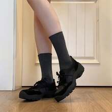 Women Canvas Shoes - Black - View 6