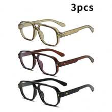 3 chiếc kính mắt nam gọng đôi vuông kiểu retro, kính thời trang tối giản và phong cách. - Bộ sản phẩm 3 món (10 gói trà, 10 gói trà xanh, 10 gói trà đen) - Xem 7