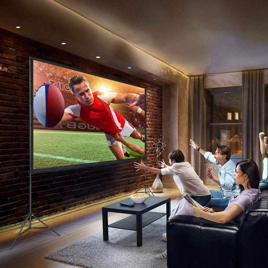 Accessoires et pièces de projecteurs - Projectionwand 2.0, secs Beine, 120 Zoll - Voir 1