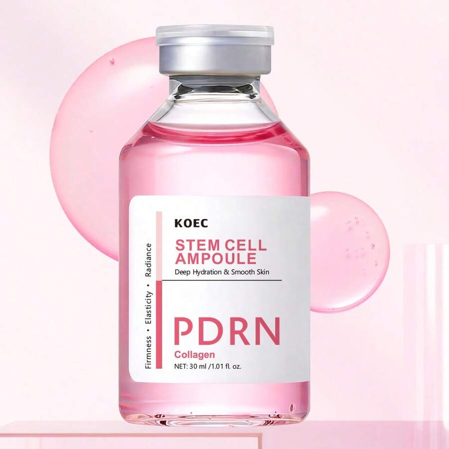 KOEC PDRN胶原蛋白干细胞安瓶，柔滑滋养保湿精华，保湿面部精华液 | 韩国护肤 - PDRN COLLAGEN STEM CELL AMPOULE - 查看 1