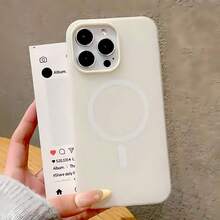 Funda magnética de alta calidad con diseño de macarrones en gelatina, compatible con varios modelos de , incluidos los modelos 16, 15, 14, 13, 12, 11 y X/XS Max. Un regalo elegante y perfecto para amigos y familiares en diferentes festividades. - Morado - Ver 7