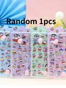 Embossed Cartoon Soft Cute Squishy Stickers - Stress-Relief Bubble Stickers For Phone Case Decoration