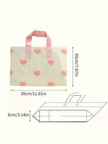 20 piezas - Bolsas de regalo con forma de corazón para bodas, bolsas de regalo de plástico con forma de corazón, utilizadas para decoraciones de entrega de regalos, bolsas para el Día de San Valentín que se pueden reutilizar. Bolsas de regalo de plástico grueso con diseño de corazón - perfectas para el Día de San Valentín, cumpleaños y embalaje minorista, adecuadas para regalos y embalaje de obsequios, ideales para el Día de San Valentín, bodas y otras celebraciones - Multicolor - Ver 8