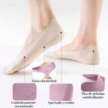 Calcetines para Mujer, Calcetines Invisibles para Mujer, Calcetines Deportivos para Hombre y Mujer, Calcetas Deportivas Algodon Transpirables Absorben la Humedad Largos/Corto(8-12pares),37053649 - Multicolor - Ver 5