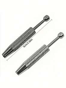 1 件装精密四爪珠宝镊子 - 宝石和钻石夹钳，非常适合夹持珠子和小零件，符合人体工程学的金属/铝制工艺工具，珠宝制作工具 - 彩色 - 查看 3