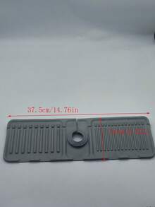 Tấm chắn nước bằng silicon cho vòi nước, chống bắn nước, có thể cắt tỉa cho các cạnh hẹp, thích hợp cho bồn rửa phòng tắm, bồn rửa nhà bếp, giá để chén đĩa, v.v. - Nhiều màu - Xem 4