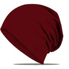 Vibrant Solid Color, Fashionable Elastic Skull Cap, Soft Knit Hat, Cancer Cap, Soft Stretchy Polyester Knit Beanie, Machine Washable, Suitable For Teacher's Day, Graduation Gift, Father's Day Gift, Casual Headwear, Brimless Hat - A - View 22